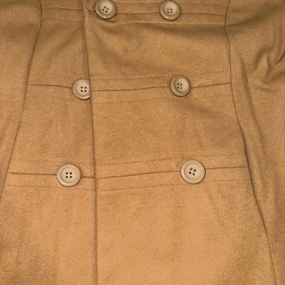 Gap Classic Double Breasted Pea Coat Camel Size Small - Picture 4 of 10